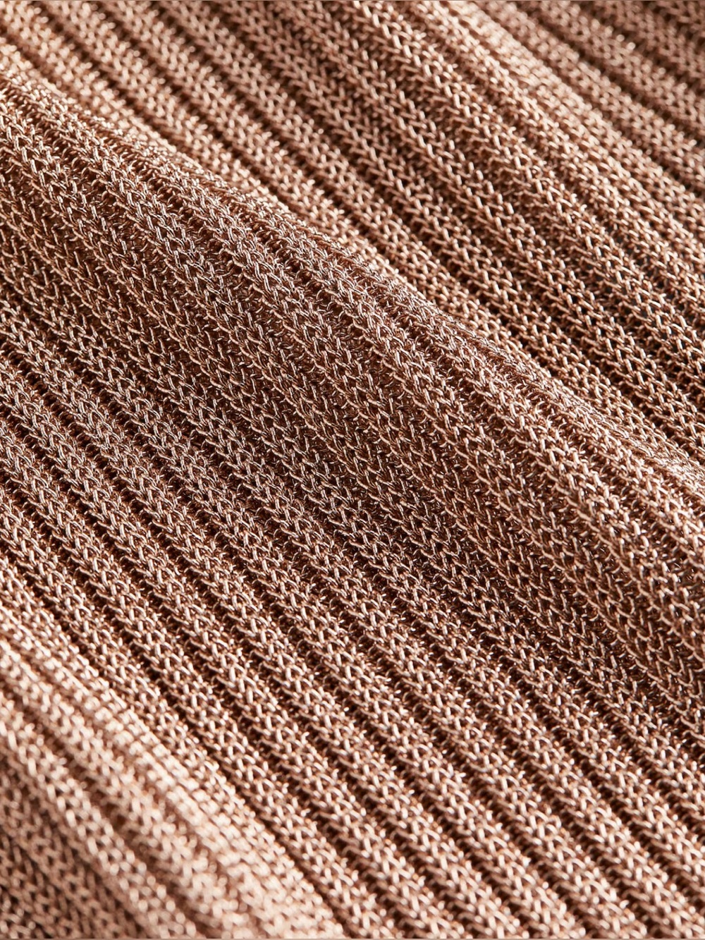 Metallic Rib-Knit Top - Picture 3 of 4
